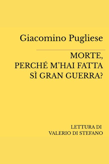 Morte perché m'hai fatta sì gran guerra? - cover