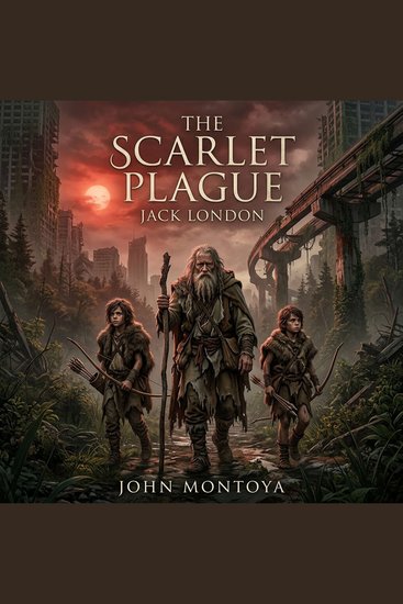 The Scarlet Plague - A chilling account of humanity's collapse Experience Jack London's visionary Post-Apocalyptic Science Fiction classic where a deadly pandemic rapidly resets global civilization to the Stone Age - cover