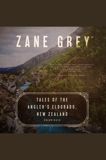 Tales of the Angler’s Eldorado New Zealand - cover