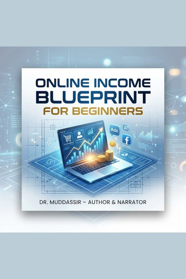 Online Income Blueprint for Beginners - A Step-by-Step Guide to Starting and Growing Your First Online Income Stream - cover