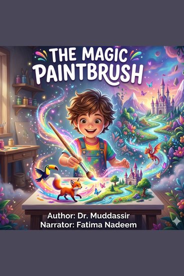 The Magic Paintbrush - A Magical Tale of Creativity Kindness and Imagination - cover