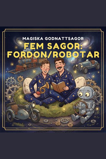 Fem sagor: fordon robotar - cover