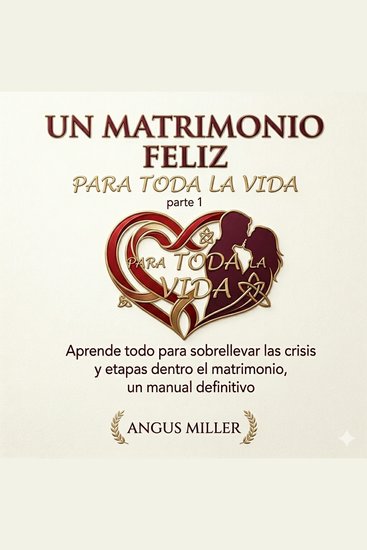 Un matrimonio feliz para toda la vida Parte 1 - Aprende todo para sobrellevar las crisis y etapas dentro el matrimonio un manual definitivo - cover