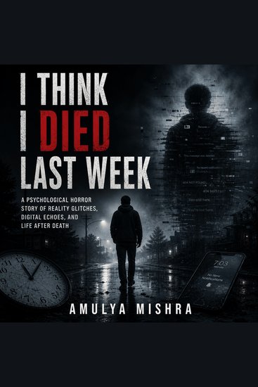 I Think I Died Last Week - A Psychological Horror Story of Reality Glitches Digital Echoes and Life After Death - cover