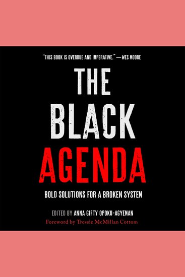 The Black Agenda - Bold Solutions for a Broken System - cover
