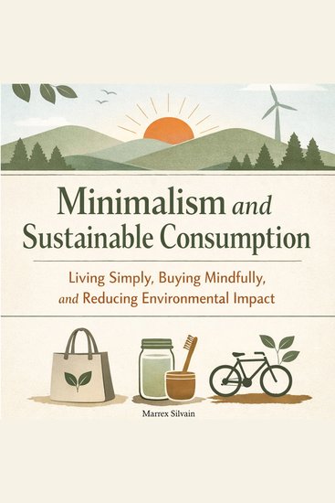 Minimalism and Sustainable Consumption - Living Simply Buying Mindfully and Reducing Environmental Impact - cover