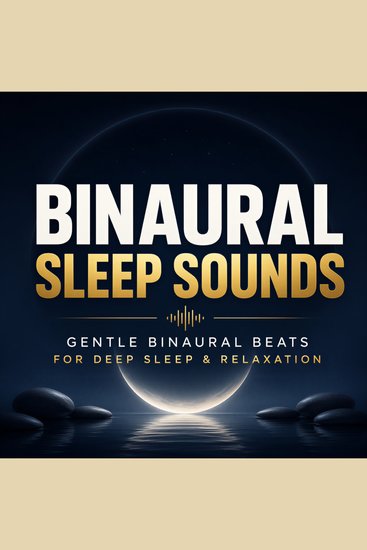 8D Binaural Sleep Sounds - Gentle Binaural Beats for Deep Sleep & Relaxation (8 Hours) - cover