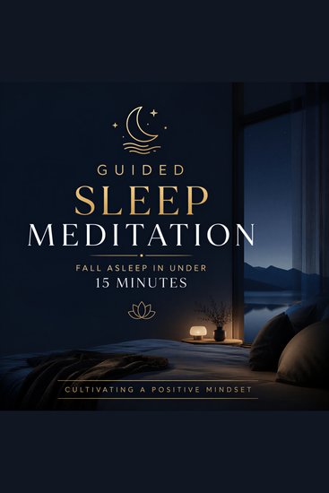 Guided Sleep Meditation - Fall Asleep in Under 15 Minutes - Cultivating A Positive Mindset - cover