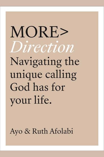 more DIRECTION - Navigating the unique calling God has for your life - cover