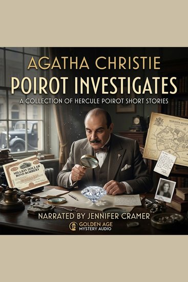 Poirot Investigates - A classic Hercule Poirot mystery collection of jewels disappearances strange clues and brilliant little grey cells - cover