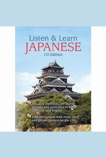 Listen & Learn Japanese - cover