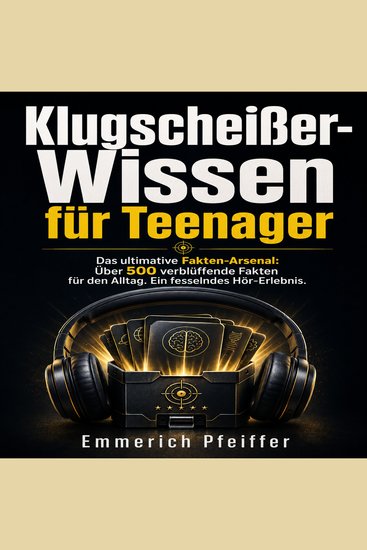 KlugscheißerWissen für Teenager - Das ultimative FaktenArsenal: Über 500 verblüffende Fakten für den Alltag Ein fesselndes HörErlebnis - cover