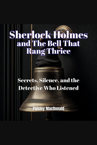 Sherlock Holmes and The Bell That Rang Thrice - Secrets Silence and the Detective Who Listened - cover