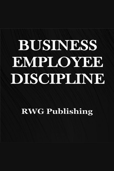 Business Employee Discipline - cover