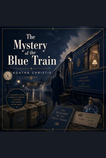 The Mystery of the Blue Train - cover