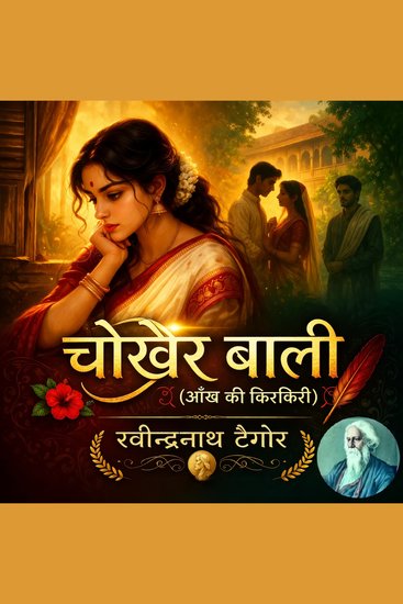 Aankh ki Kirkiri (Chokher bali) - Rabindranath Tagore - आंख की किरकिरी ( चोखेर बाली ) - रबिन्द्रनाथ टैगोर - cover