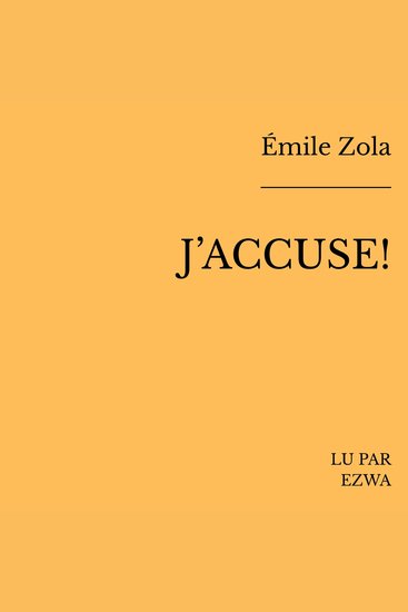J'Accuse! - cover