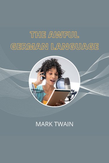 The Awful German Language - cover