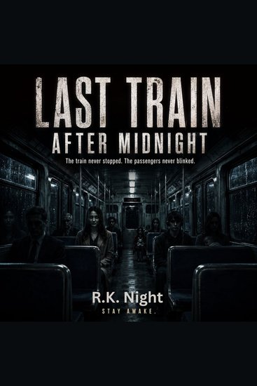 Last Train After Midnight - The train never stopped The passengers never blinked - cover