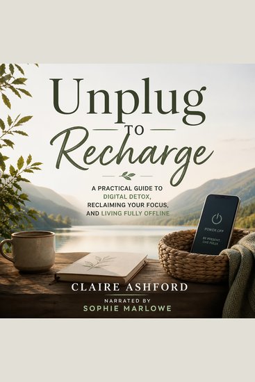 Unplug to Recharge - A Practical Guide to Digital Detox Reclaiming Your Focus and Living Fully Offline - cover