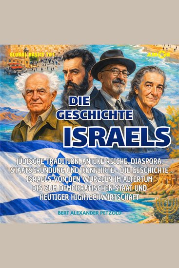 Die Geschichte Israels - Jüdische Tradition antike Reiche Diaspora Staatsgründung und Konflikte - Vom Altertum zum Staat mit Hightechwirtschaft - Global Basics 101 - Deine Serie für modernes Wissen Folge 6 (ungekürzt) - cover