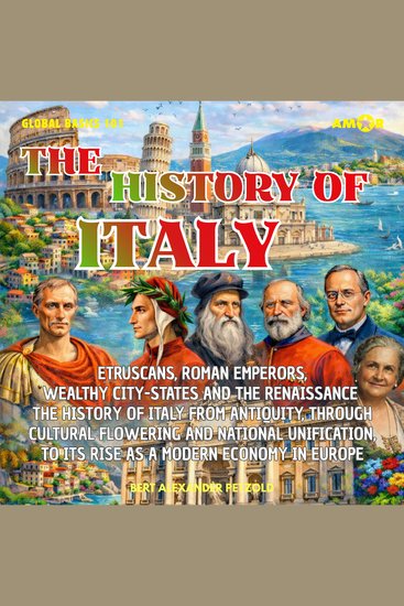 History of Italy The - Etruscans Roman Emperors Wealthy City-States and the Renaissance - From Antiquity through Cultural Flowering and National Unification - Global Basics 101 - Your Series for Modern Knowledge Folge 15 (unabridged) - cover