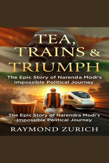 TEA TRAINS & TRIUMPH - The Epic Story of Narendra Modi's Impossible Political Journey - cover