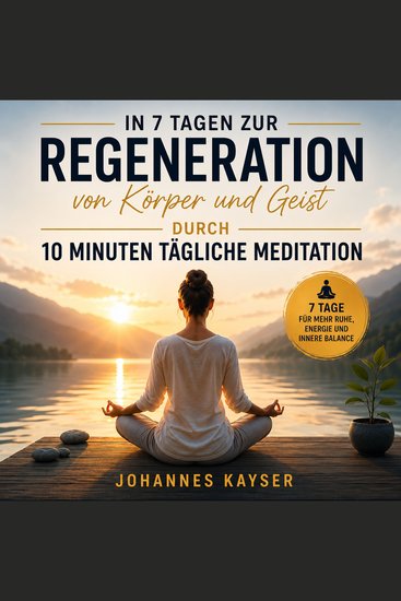 7 Tage zur Regeneration von Körper und Geist - durch 10 Minuten tägliche Meditation - cover