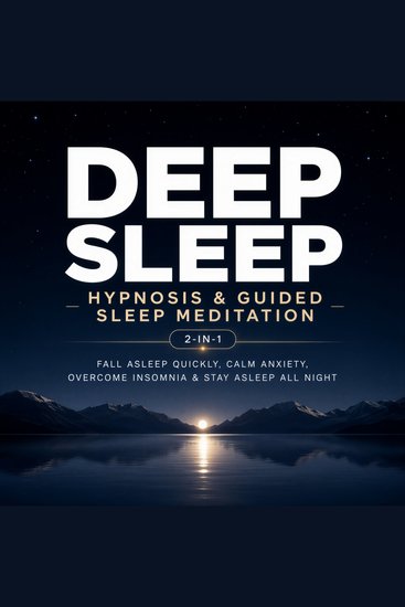 Deep Sleep Hypnosis & Guided Sleep Meditation (2-in-1) - Fall Asleep Quickly Calm Anxiety Overcome Insomnia & Stay Asleep All Night - cover