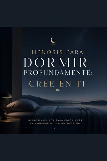 Hipnosis para Dormir Profundamente: Cree en Ti - Hipnosis Guiada para Fortalecer la Confianza y la Autoestima - cover