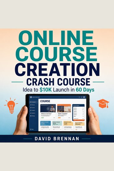 Online Course Creation Crash Course - Idea to $10K Launch in 60 Days - cover
