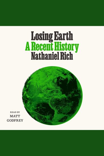 Losing Earth - A Recent History - cover