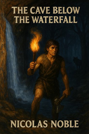 The Cave Below the Waterfall - A Historical Fiction Adventure - cover