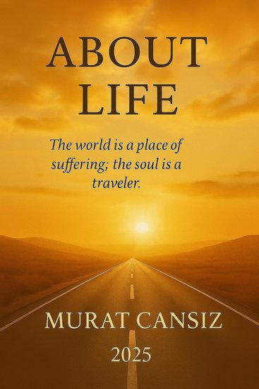 ABOUT LIFE - Life is a big table plates full; some are hungry some are full troubles abound But what good is the plate if your soul is hungry? - cover