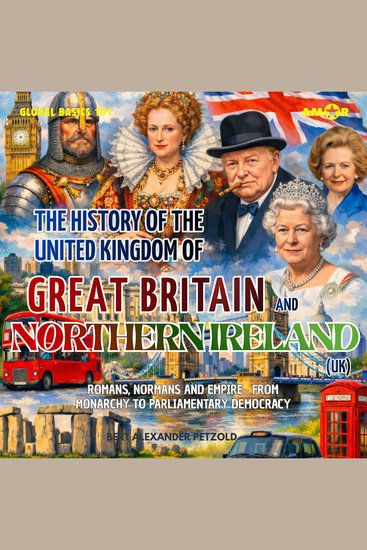 History of the United Kingdom of Great Britain and Northern Ireland The (UK) - Romans Normans and Empire - From Monarchy to Parliamentary Democracy - Global Basics 101 - Your Series for Modern Knowledge Folge 13 (unabridged) - cover