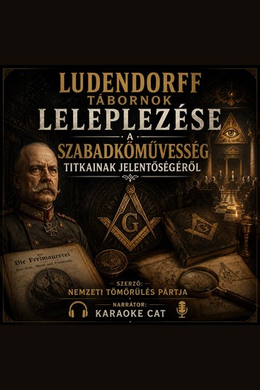 LUDENDORFF TÁBORNOK LELEPLEZÉSE A SZABADKŐMŰVESSÉG TITKAINAK JELENTŐSÉGÉRŐL - Nemzeti Tömörülés Pártja - Kivonat - cover