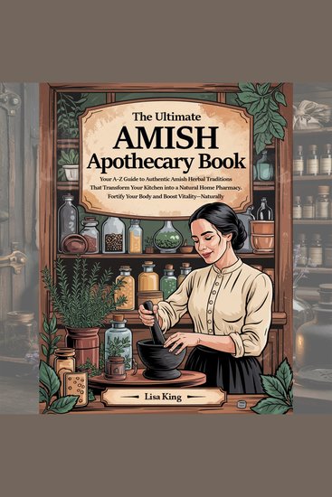 The Ultimate Amish Apothecary Book - Your A–Z Guide to Authentic Amish Herbal Traditions That Transform Your Kitchen into a Natural Home Pharmacy Fortify Your Body and Boost Vitality—Naturally - cover