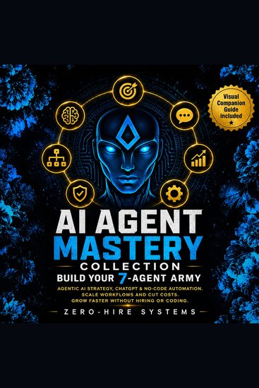 AI Agent Mastery Collection — Build Your 7-Agent Army - Agentic AI Strategy ChatGPT & No-Code Automation Scale Workflows and Cut Costs Grow Faster Without Hiring or Coding - cover