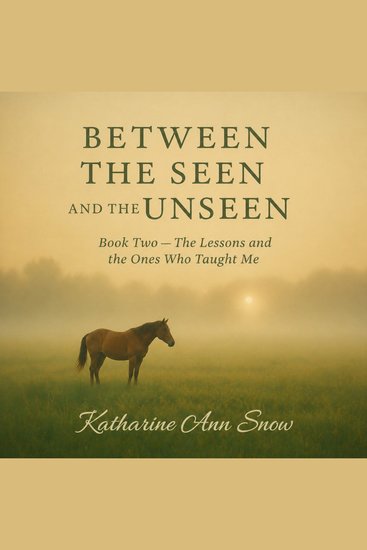 Between the Seen and the Unseen - The Lessons and the Ones Who Taught me - cover