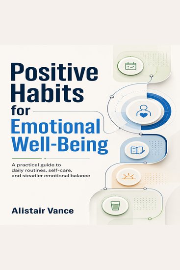 Positive Habits for Emotional Well-Being - A practical guide to daily routines selfcare and steadier emotional balance - cover