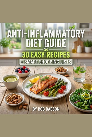 Anti‑Inflammatory Diet Guide - 30 Easy Recipes + Smart Shopping Lists - cover