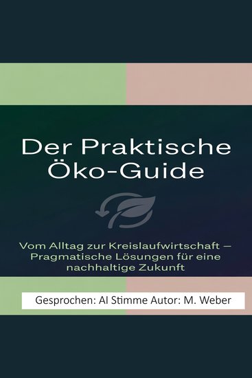 Der praktische Öko-Guide – Wie Technologie deinen Alltag nachhaltiger macht - Von smarter Energie bis zur Kreislaufwirtschaft – Lösungen für Zuhause unterwegs und im Konsum - cover