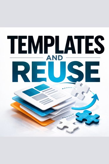 Templates and Reuse - cover