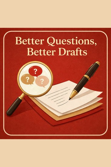 Better Questions Better Drafts - cover