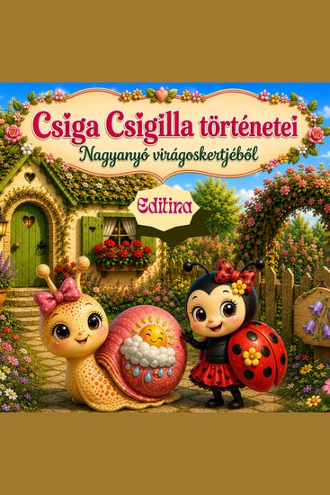 Csiga Csigilla történetei - Nagyanyó virágoskertjéből - cover