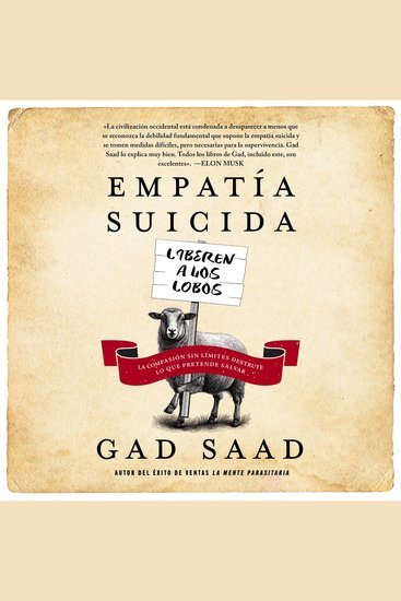 Empatía suicida - La compasión que mata - cover