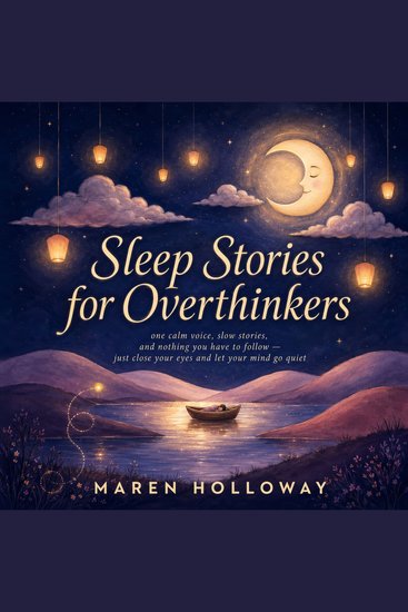 Sleep Stories for Overthinkers - One calm voice slow stories and nothing you have to follow just close your eyes and let your mind go quiet - cover