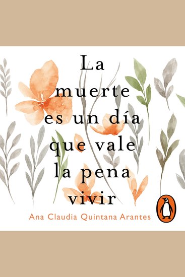 La muerte es un día que vale la pena vivir - cover