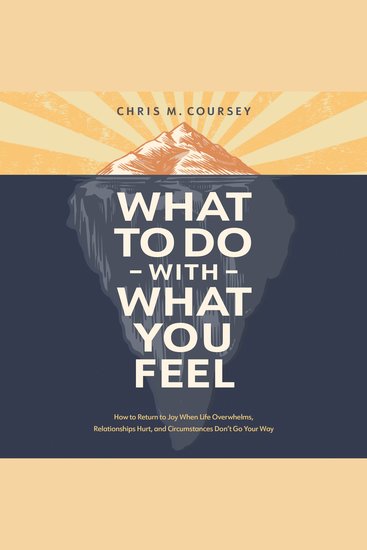 What to Do with What You Feel - How to Return to Joy When Life Overwhelms Relationships Hurt and Circumstances Don't Go Your Way - cover