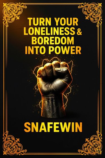 Turn Your Loneliness & Boredom Into Power - Most people waste their alone time The few who don't become unstoppable ! - cover